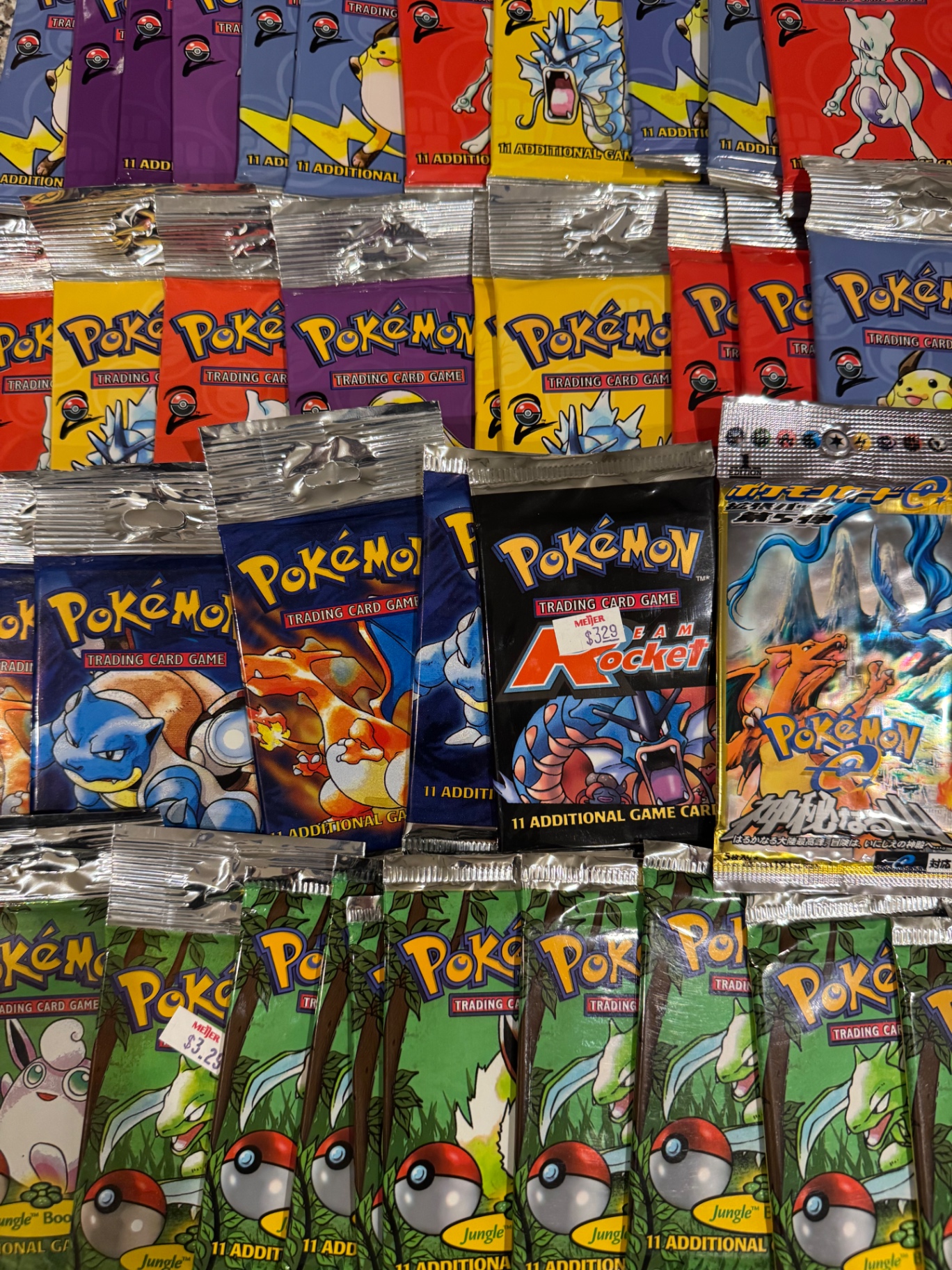Vintage loose packs — WOTC era